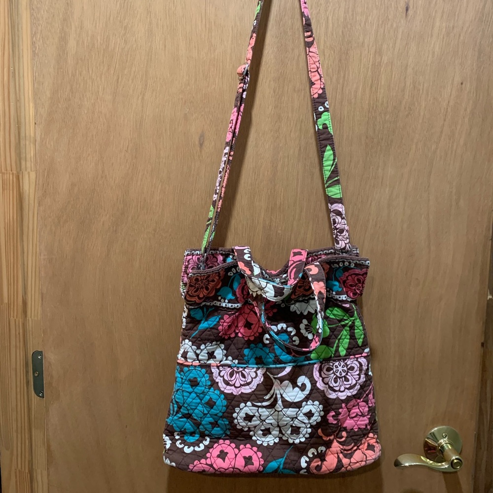 Vera Bradley Crossbody with fold over top